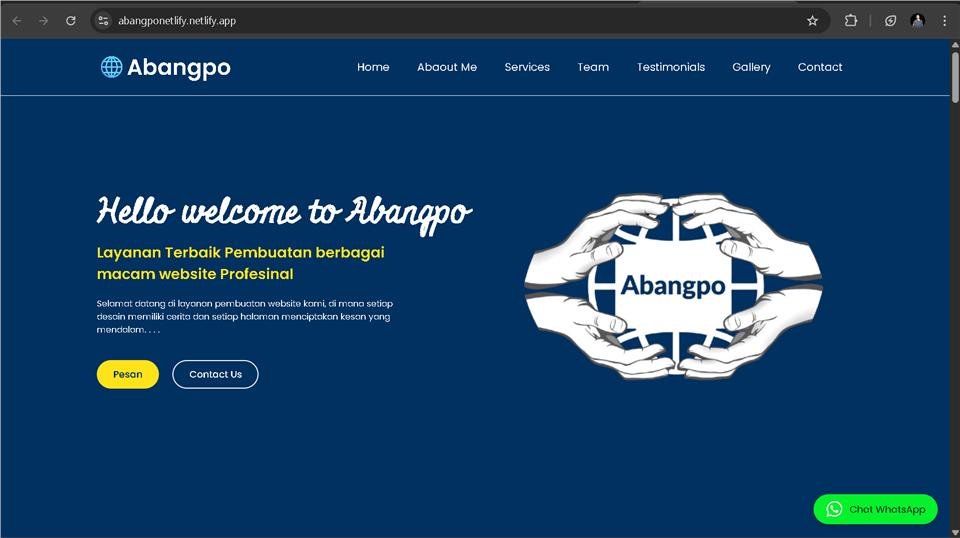 Portofolio website bisnis Papua karya Koteka Digital untuk layanan digital
